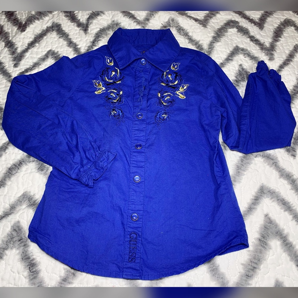 GUESS, embroidered, snap up shirts!!